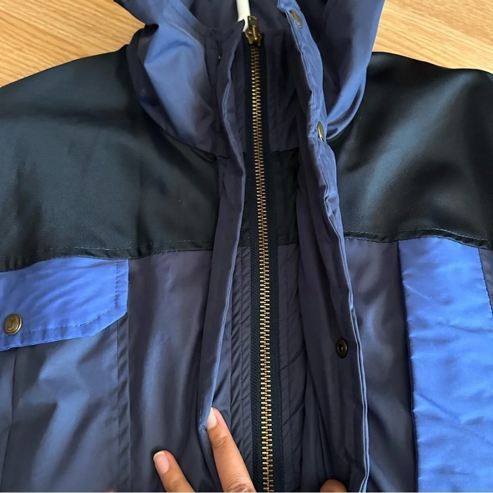 Vintage Fosters Grand Prix Navy Down Jacket